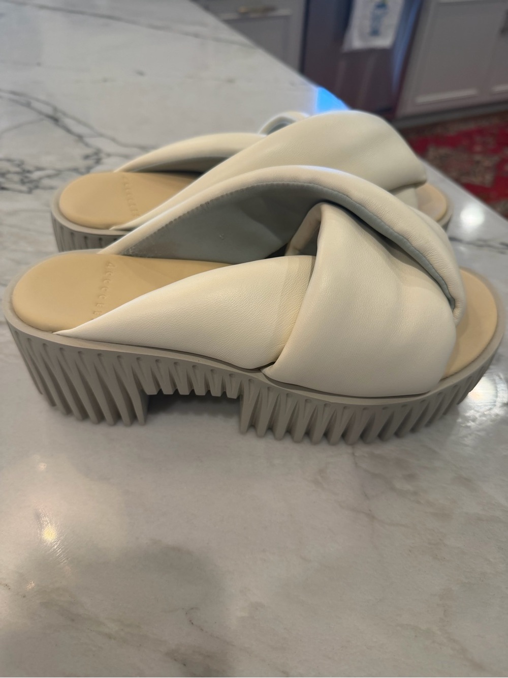 4CCCCEES Plia Anda Platform Sandal in Ivory- size 38 - Picture 2 of 4